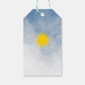 Sun and Moon Twin Baby Showmarke Geschenkanhänger (Rückseite)