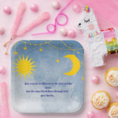 Sun and Moon Twin Baby ShowTeller Pappteller (Party)