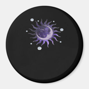 Sun and Moon Whimsigothic Gothic Witchy Hexe Magnet