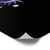 Sun and Moon Whimsigothic Gothic Witchy Hexe Poster (Ecke)
