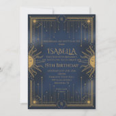 sun and stars einladung (Vorderseite)