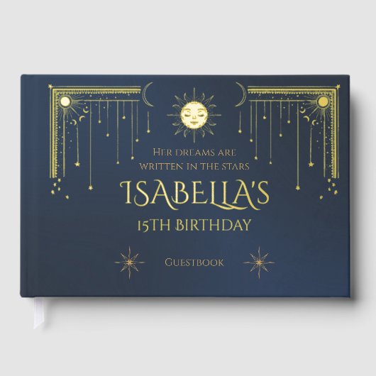 sun and stars gästebuch (Vorderseite)
