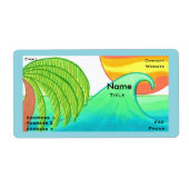 Sun and Surf Business Card Template (Vorne)