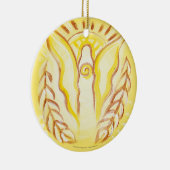 Sun Angel Keramik Ornament (Rechts)