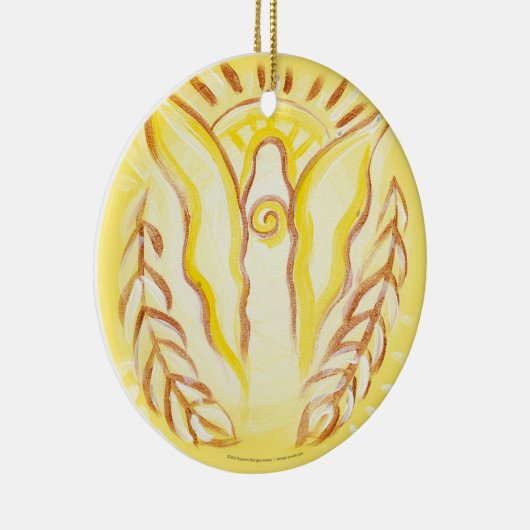 Sun Angel Keramik Ornament (Rechts)