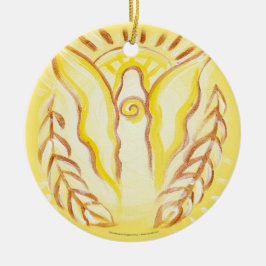 Sun Angel Keramik Ornament