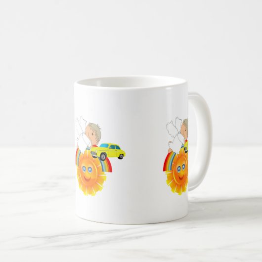Sun Angel Rainbow Tasse (VorderseiteRechts)