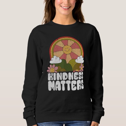 Sun Anti Bullying Rainbow Kindness Matters Sped Te Sweatshirt (Vorderseite)