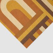 Sun & Arches Mid Century Modern Geometric Design Seidenpapier (Ausschnitt)