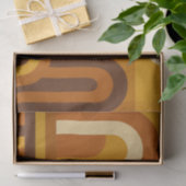 Sun & Arches Mid Century Modern Geometric Design Seidenpapier (Geschenk)