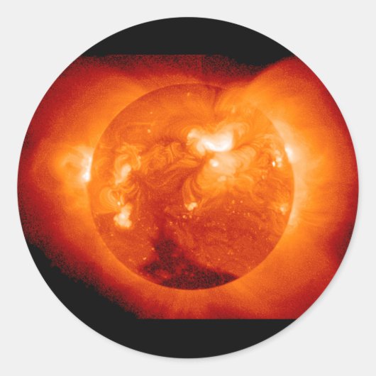 Sun-Aufkleber Runder Aufkleber (Vorderseite)