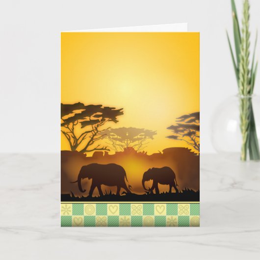 Sun-Aufstieg Karte (Vorderseite)