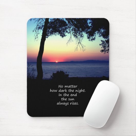 Sun Aufstiege immer Mousepad (Mit Mouse)