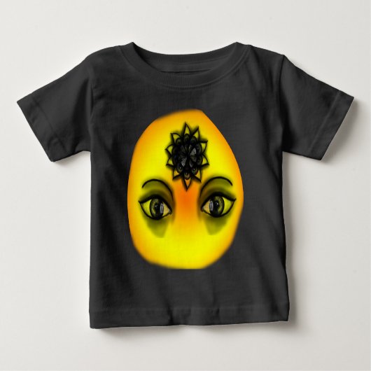 Sun Augen Baby T-shirt (Vorderseite)