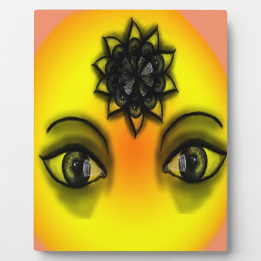 Sun Augen Fotoplatte (Vorderseite)