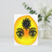 Sun Augen Postkarte (Stehend Vorderseite)