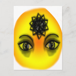 Sun Augen Postkarte