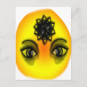 Sun Augen Postkarte (Vorderseite)