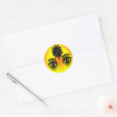 Sun Augen Runder Aufkleber (Umschlag)