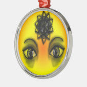 Sun Augen Silbernes Ornament (Links)