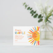 Sun Baby Duschdusche Windeln Umschließkarte Begleitkarte (Stehend Vorderseite)