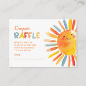 Sun Baby Duschdusche Windeln Umschließkarte Begleitkarte (Vorderseite)