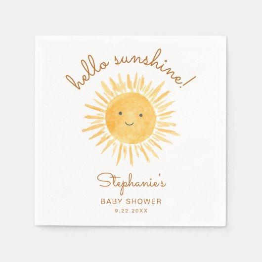 Sun Baby Dusche Serviette (Vorderseite)