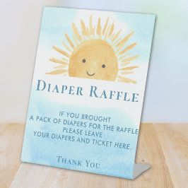 Sun Baby Duwer Diaper Raffle Sockelschild
