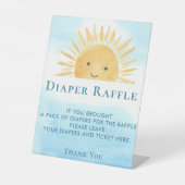 Sun Baby Duwer Diaper Raffle Sockelschild (Vorderseite)