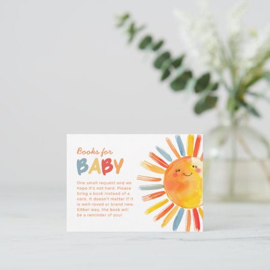Sun Baby Showbuchausweis Begleitkarte (Stehend Vorderseite)