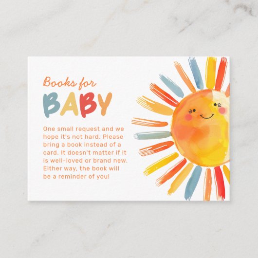 Sun Baby Showbuchausweis Begleitkarte (Vorderseite)