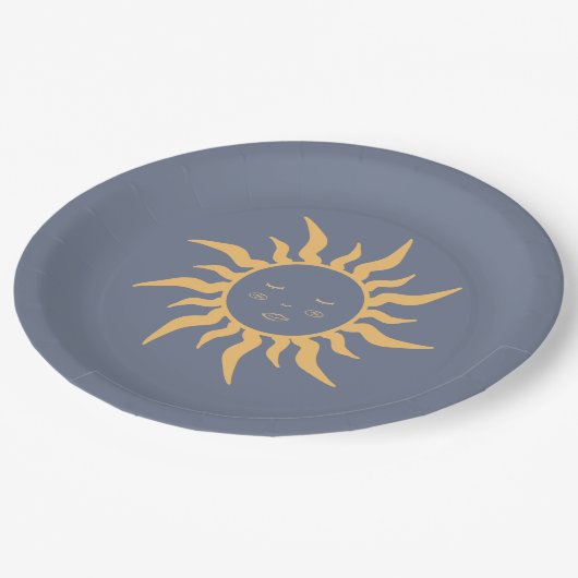 Sun Baby Showpaper-Teller Pappteller (Schrägansicht)