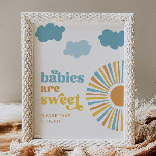 Sun Babys sind süßes Zeichen Poster