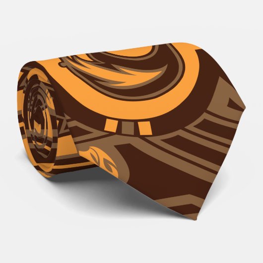 Sun-Bär (Brown) Krawatte (Gerollt)