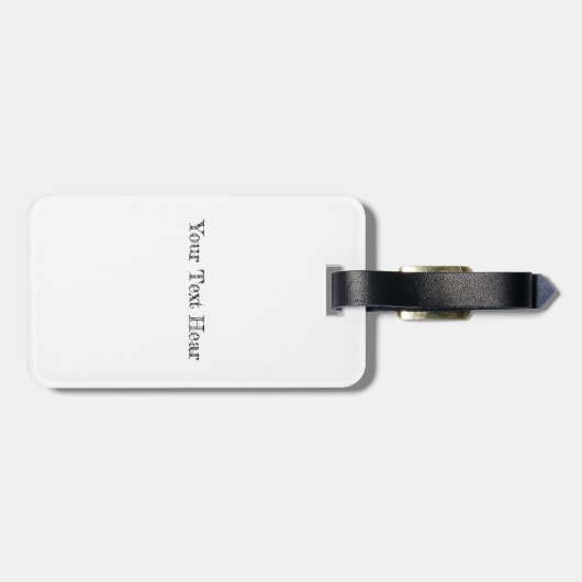 Sun-Bär Gepäckanhänger (Rückseite horizontal)