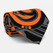 Sun-Bär (orange) Krawatte (Gerollt)