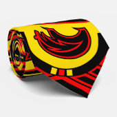 Sun-Bär (rot) Krawatte (Gerollt)