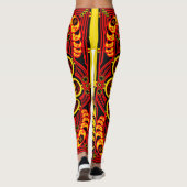 Sun-Bär (rot) Leggings (Rückseite)