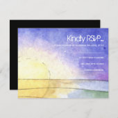 SUN Bat Bar Mitzvah Replik Card RSVP Karte (Vorne/Hinten)