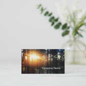 Sun-Baum-Visitenkarte Visitenkarte (Stehend Vorderseite)