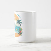 Sun Beach Palme Kaffeetasse (Mittel)