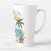 Sun Beach Palme Milchtasse (Rechts)