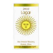 Sun Beer Labels (Vorne)