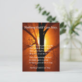 Sun Behind Postkarte (Stehend Vorderseite)