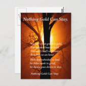 Sun Behind Postkarte (Vorne/Hinten)