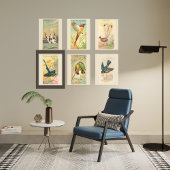 Sun Bird, Set 6 Bird Gallery Wall, 4 von 6 Poster