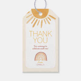 Sun Birthday Favor Tag Geschenkanhänger