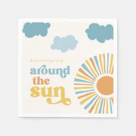 Sun Birthday Party Napkins Serviette