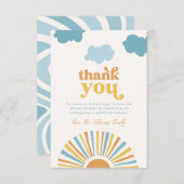 Sun Birthday Vielen Dank, Karten (Vorne/Hinten)