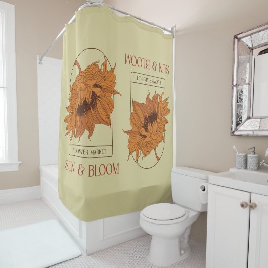 Sun & Bloom Duschvorhang (Beispiel)